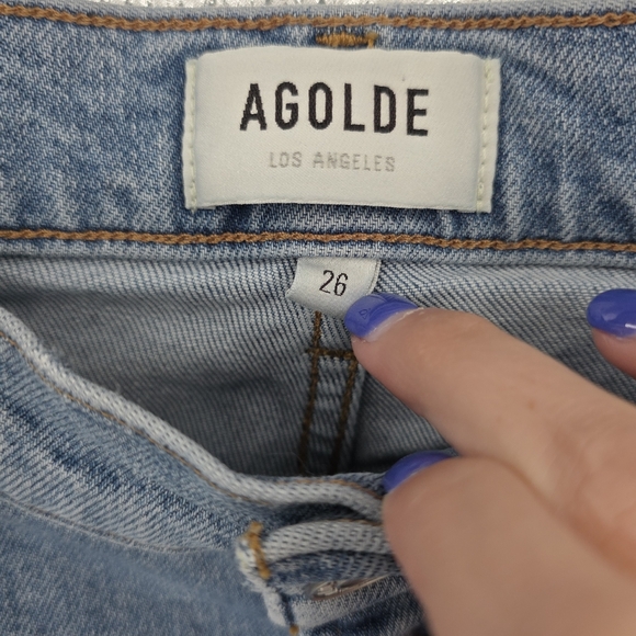 Agolde Willow Mid Rise Crop Jeans 26 - Picture 3 of 8